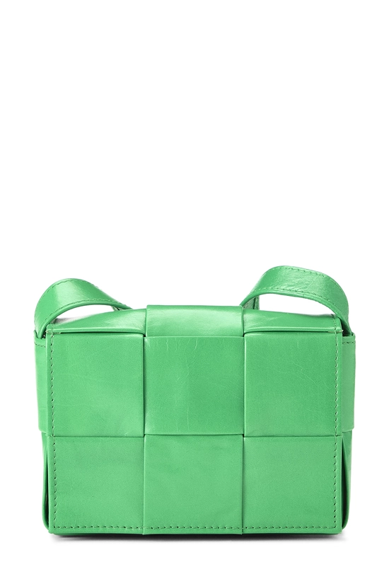 Green Maxi Intrecciato Candy Cassette Crossbody, , large image number 0