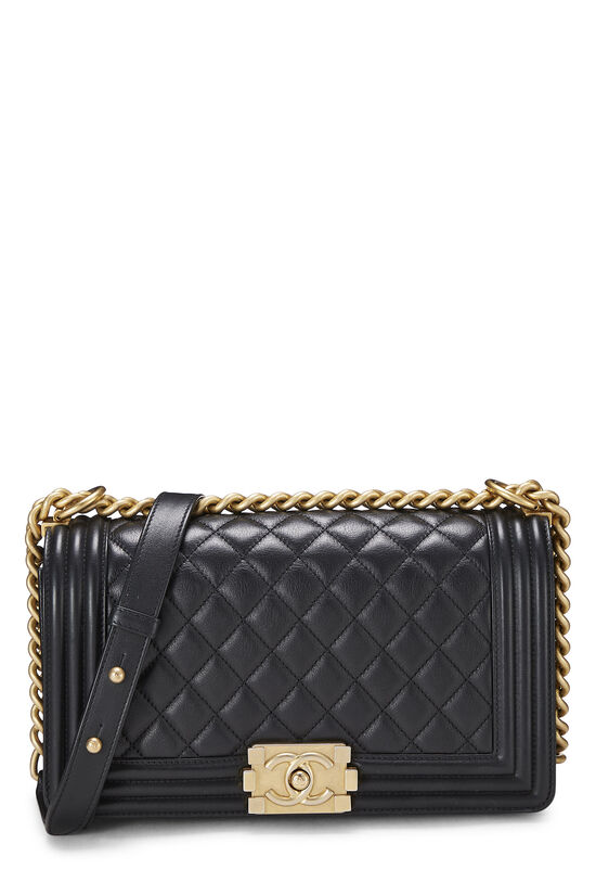 CHANEL, Bags, Chanel Boy Quilted Medium Flap Wallet