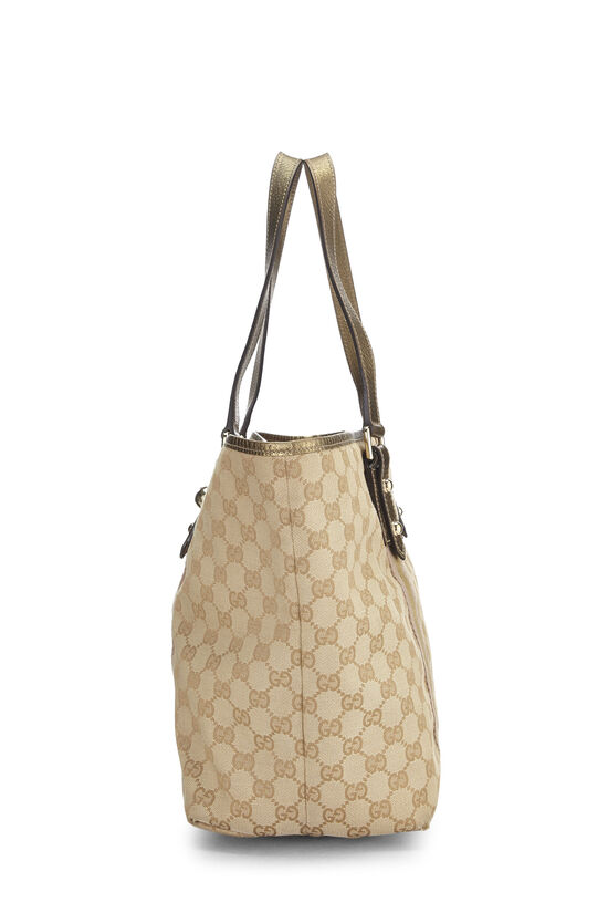 Gold GG Canvas Jolicoeur Tote Large, , large image number 3