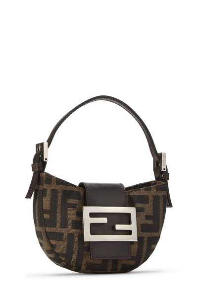 Fendi Brown Zucca Canvas Croissant Mini — photo 2