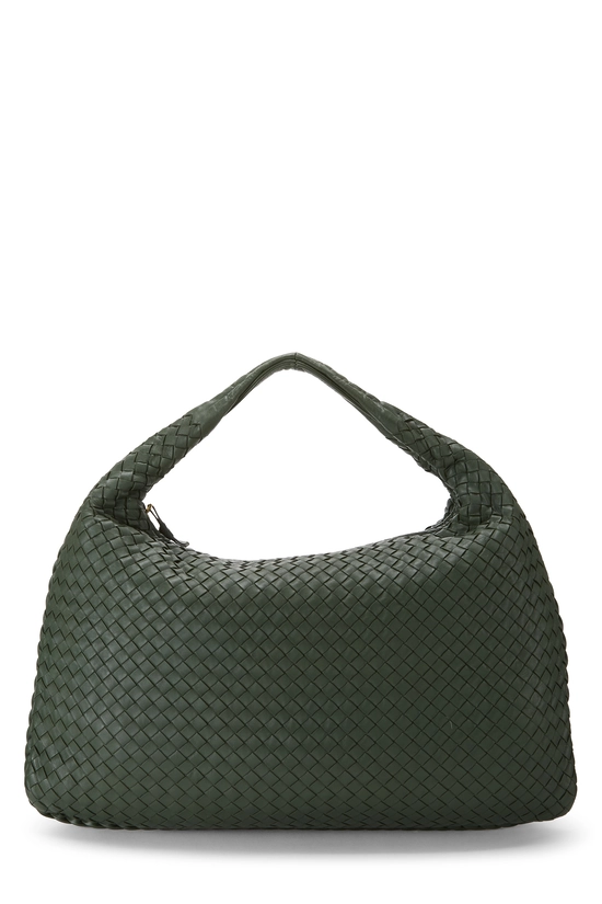 Green Intrecciato Veneta Hobo Large, , large image number 0