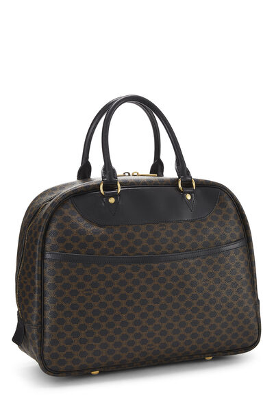 Black & Brown Coated Canvas Macadam Handbag, , large