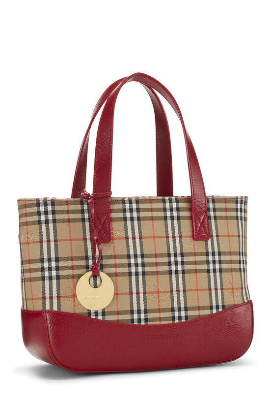 Red Haymarket Canvas Handle Bag Small, , large image number 1