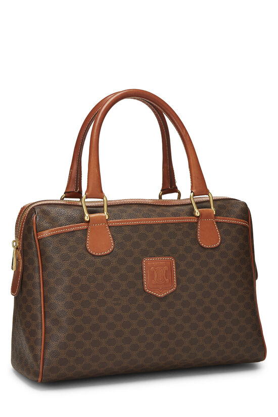 Brown Coated Canvas Macadam Boston Bag, , large image number 1