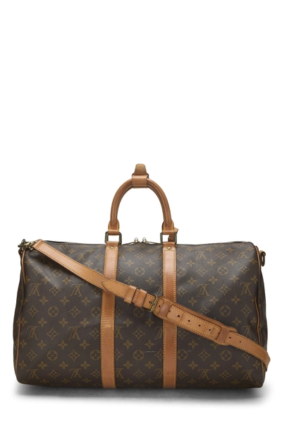 Monogram Canvas Keepall Bandouliere 45, , large