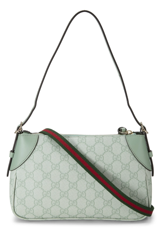Green GG Supreme Canvas Emblem Shoulder Bag Small, , large image number 3