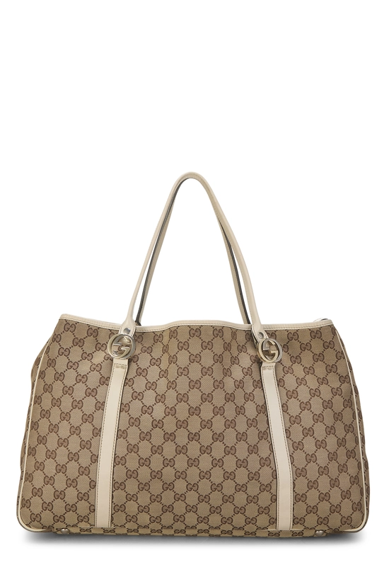 Original GG Canvas Twins Tote Large, , large image number 0