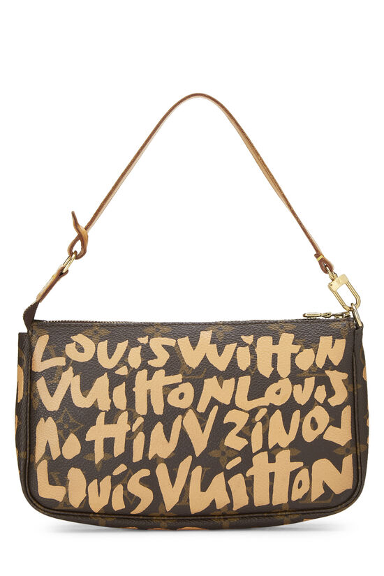 Stephen Sprouse x Louis Vuitton Beige Monogram Graffiti Pochette Accessoires, , large image number 3