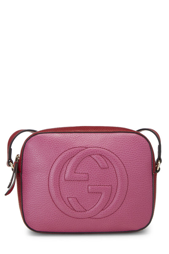Pink & Red Grained Leather Soho Disco, , large image number 1