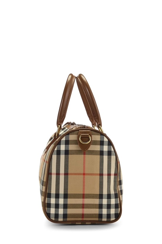 Brown Haymarket Check Canvas Boston Small, , large image number 2