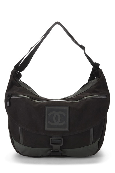 Black Canvas Sportline Messenger Large