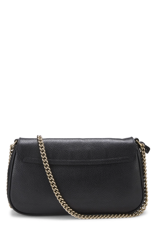 Black Grained Leather Soho Crossbody, , large image number 3