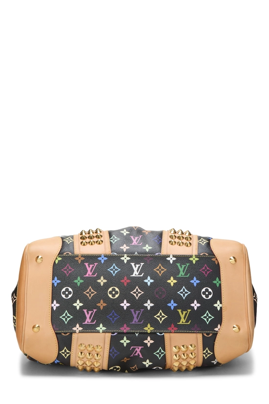 Takashi Murakami x Louis Vuitton Black Monogram Multicolore Courtney GM, , large image number 4
