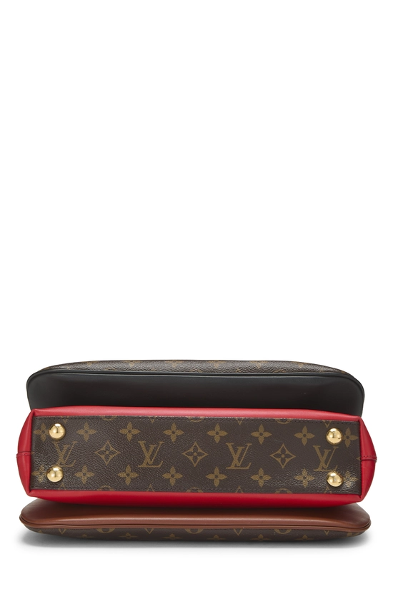 Red Monogram Millefeuille Tote, , large image number 4