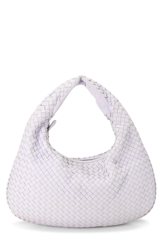 Purple Intrecciato Veneta Hobo Medium, , large image number 0