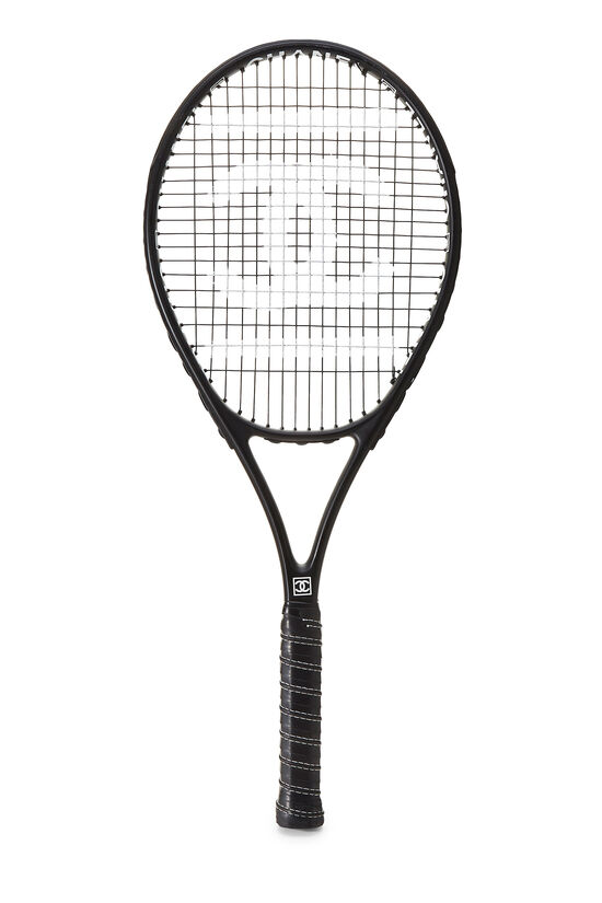 Black Carbon Fiber Sportline Tennis Racket & Cover, , large image number 0