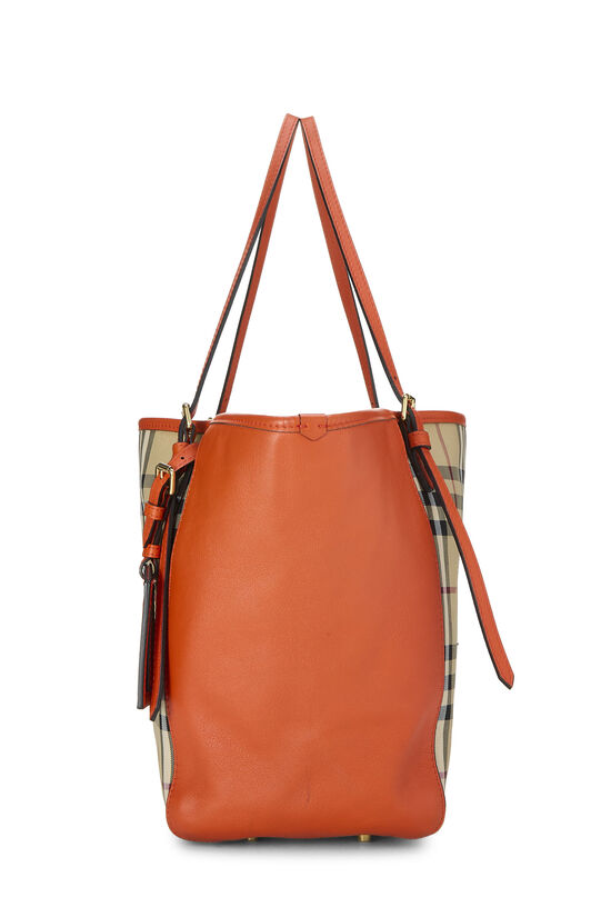 Orange Haymarket Canvas Bridle Canterbury Tote Medium, , large image number 2