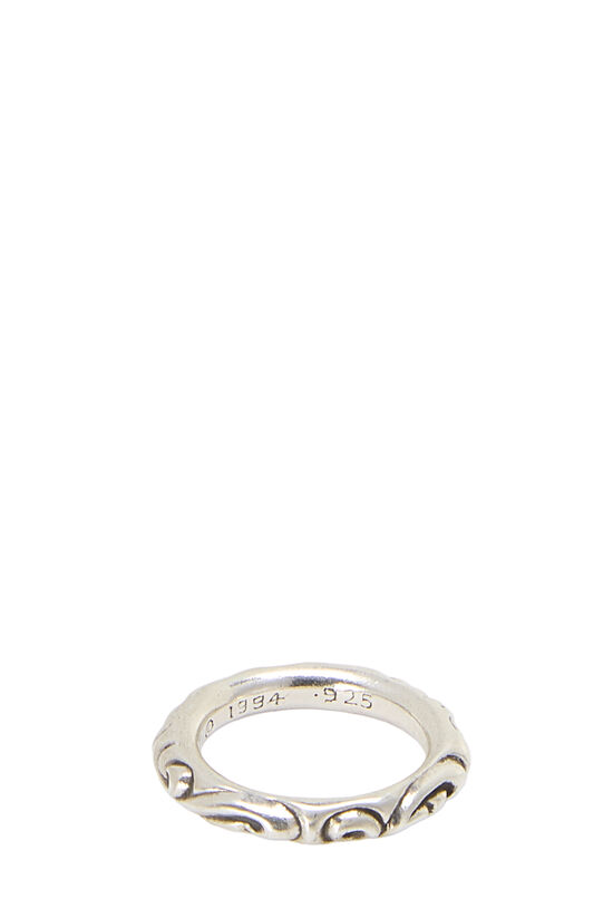 Sterling Silver Scroll Ring, , large image number 3