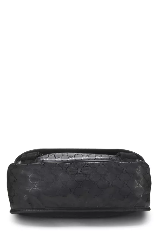 Black GG Imprime Buckle Flap Messenger, , large image number 4