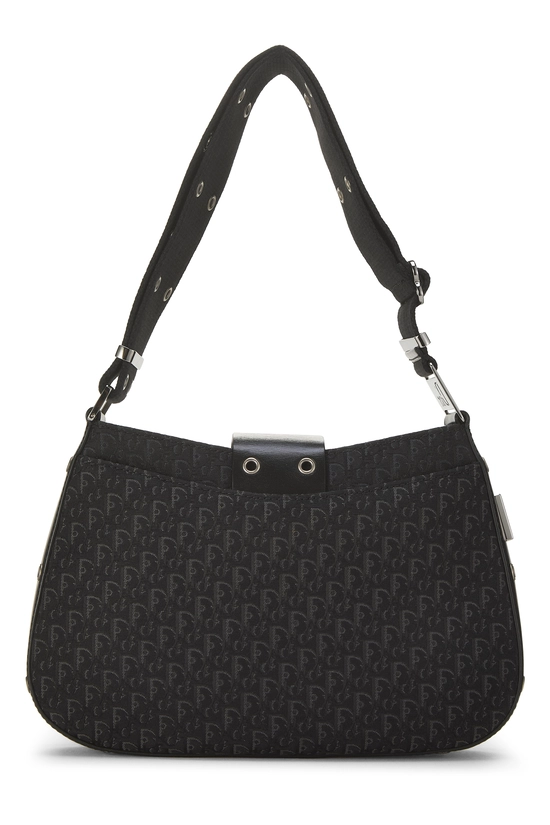 Black Trotter Canvas Street Chic Shoulder Bag, , large image number 3