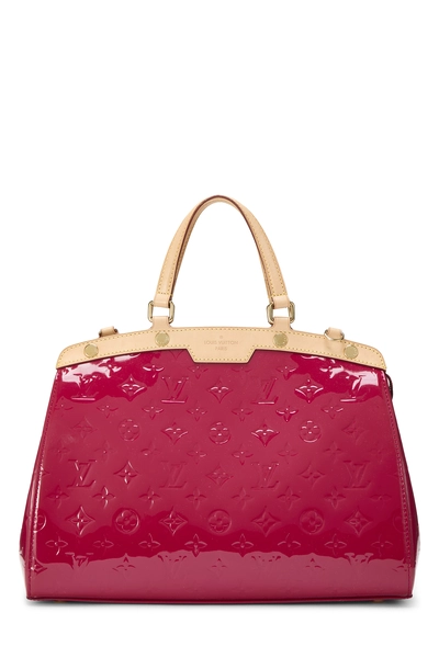 Louis Vuitton Rose Pop Monogram Vernis Brea MM