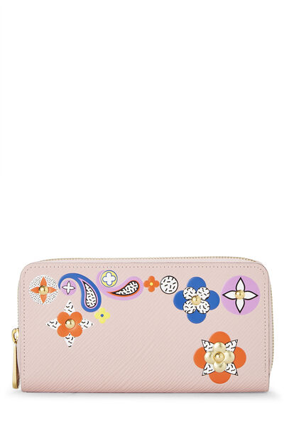 Pink Epi Blooming Flowers Zippy Wallet