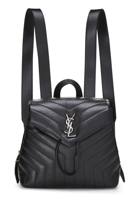 Black Calfskin Monogram Loulou Backpack Small, , large image number 0