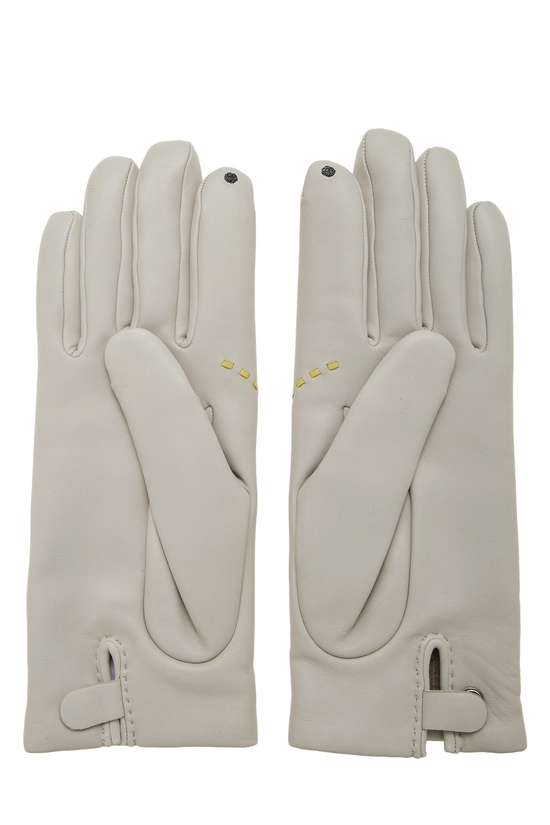 White Lambskin Gloves, , large image number 1