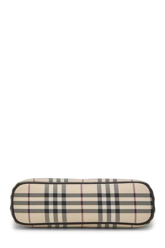 Brown House Check Jacquard Handbag Mini, , large image number 4