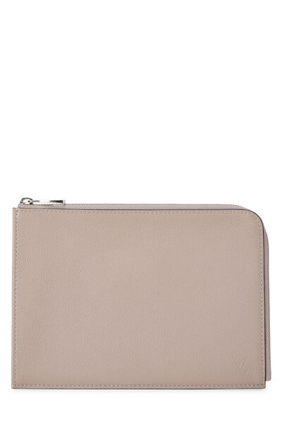 Purple Leather Pochette Jour PM