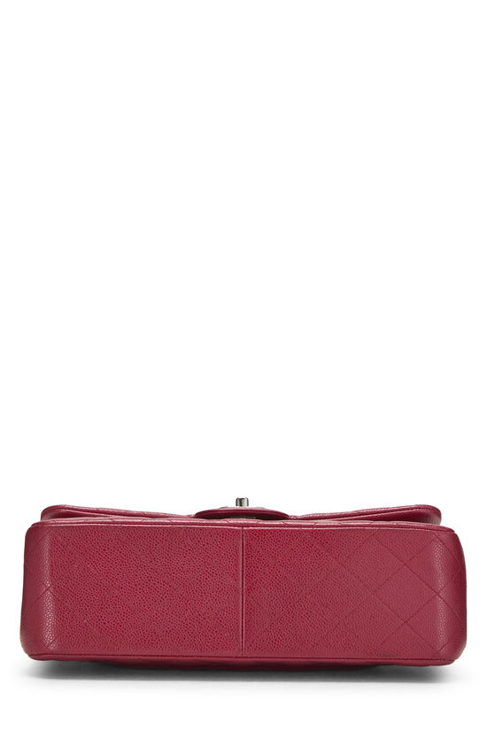 Red Quilted Caviar New Classic Double Flap Jumbo, , large image number 4