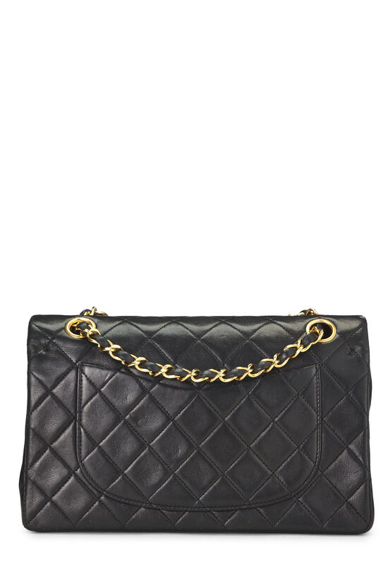 Black Quilted Lambskin Classic Double Flap Small, , large image number 3