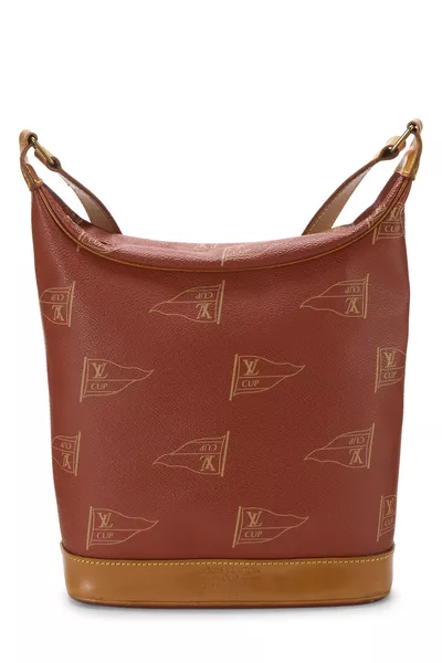 Red LV Cup Le Touquet Shoulder Bag