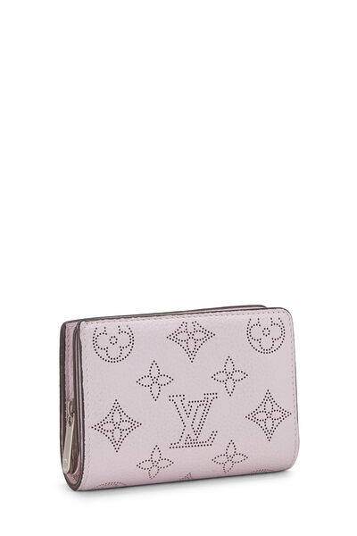 Pink Monogram Mahina Leather Cl&eacute;a Wallet, , large