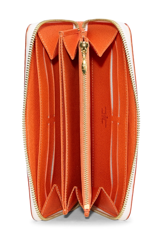 Takashi Murakami x Louis Vuitton White Monogram Multicolore Zippy Continental, , large image number 3