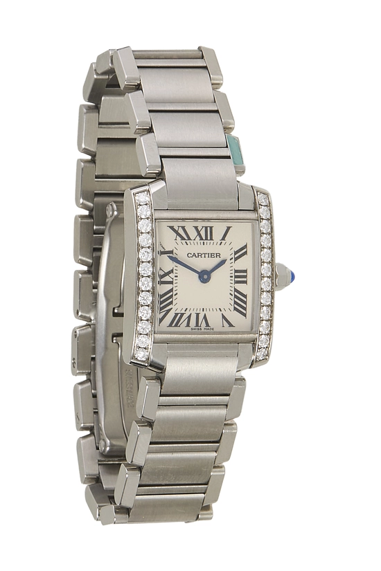 Diamond Tank Francaise Watch, , large image number 0