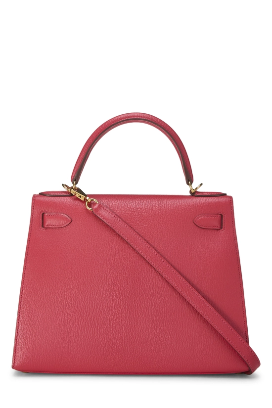 Rose Jaipur, Gris Perle Chevre Horseshoe Kelly Sellier 28, , large image number 3