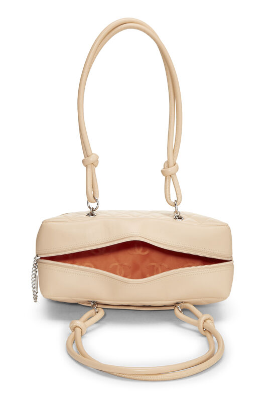 Beige Calfskin Cambon Bowler, , large image number 5