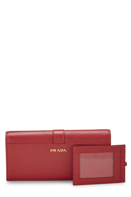 Red Saffiano Cahier Wallet, , large image number 2