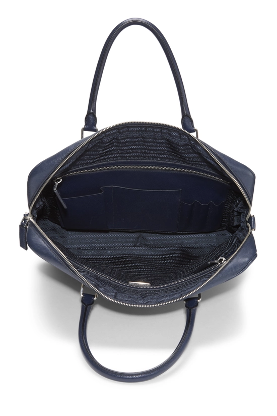 Navy Saffiano Briefcase, , large image number 5
