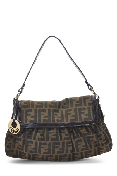Fendi Brown Zucca Canvas Chef Small
