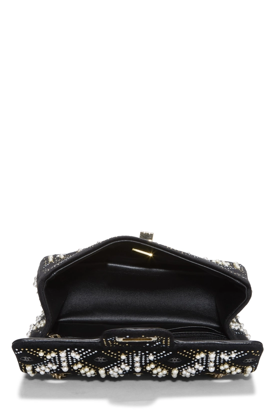 Paris-Salzburg Black Velvet Embellished 2.55 Reissue Flap 224, , large image number 5