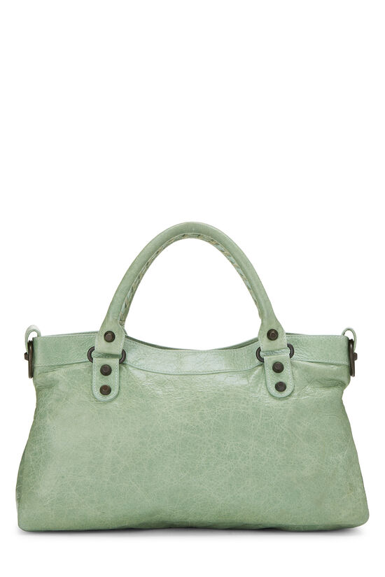 Green Agneau Classic First Handbag, , large image number 5