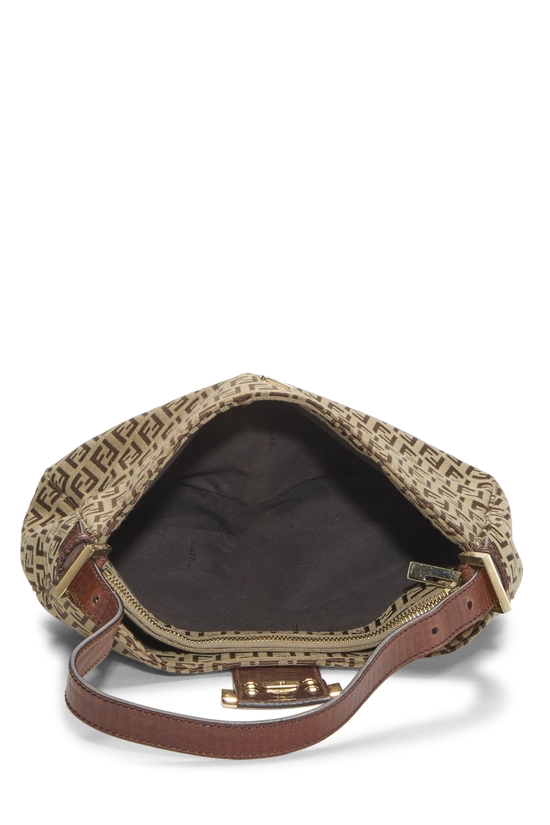 Brown Zucchino Canvas Shoulder Bag, , large image number 5