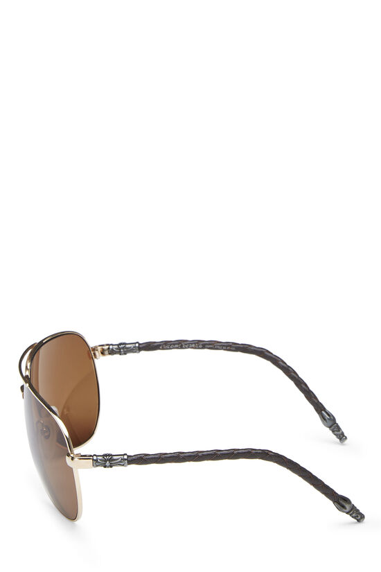 Gold Double Dip Sunglasses, , large image number 2