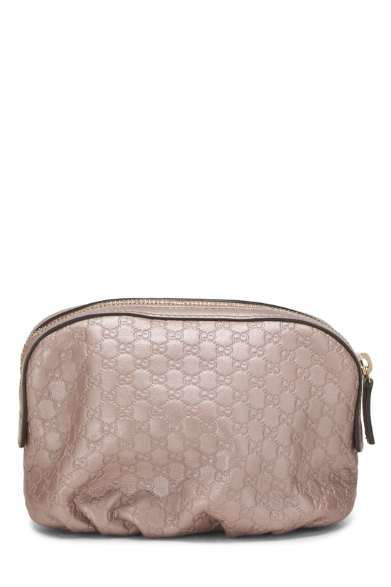 Pink Microguccissima Cosmetic Pouch, , large image number 3