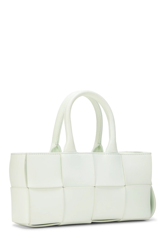 Green Calfskin Maxi Intrecciato East-West Arco Tote Mini, , large image number 1
