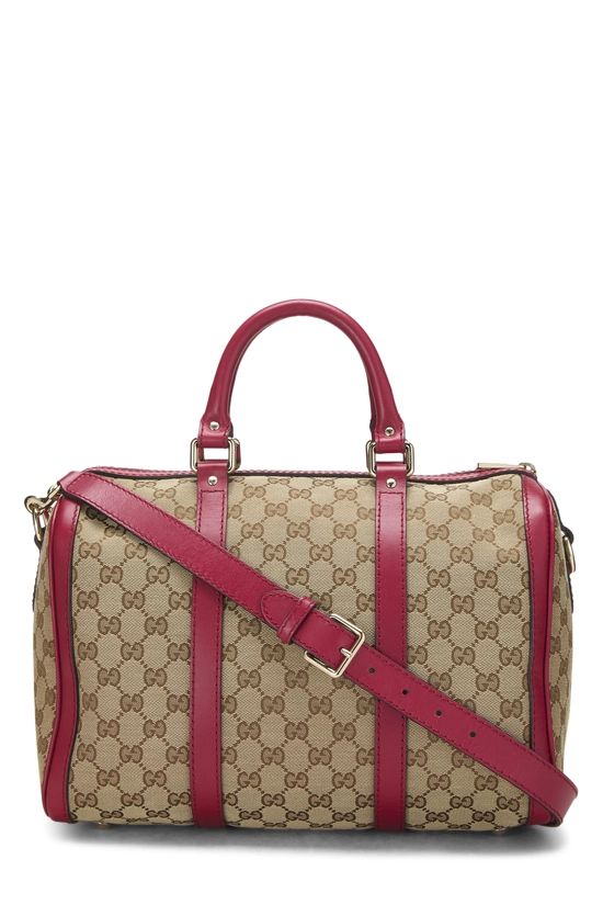 Red Original GG Canvas Boston Handbag Medium, , large image number 3