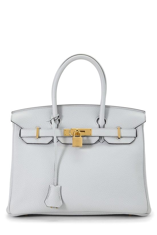 Blue Pale Togo Birkin 30, , large image number 0