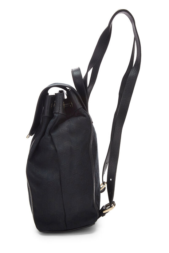 Black Original GG Canvas Abbey Backpack, , large image number 2
